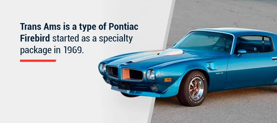 Difference between the Pontiac Firebird and Trans Am