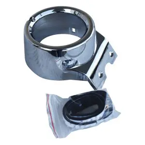 1967-1972 Chevrolet|GMC Pickup Truck Vent Ball Housing with Felts, Chrome, Driver Side-0849-533