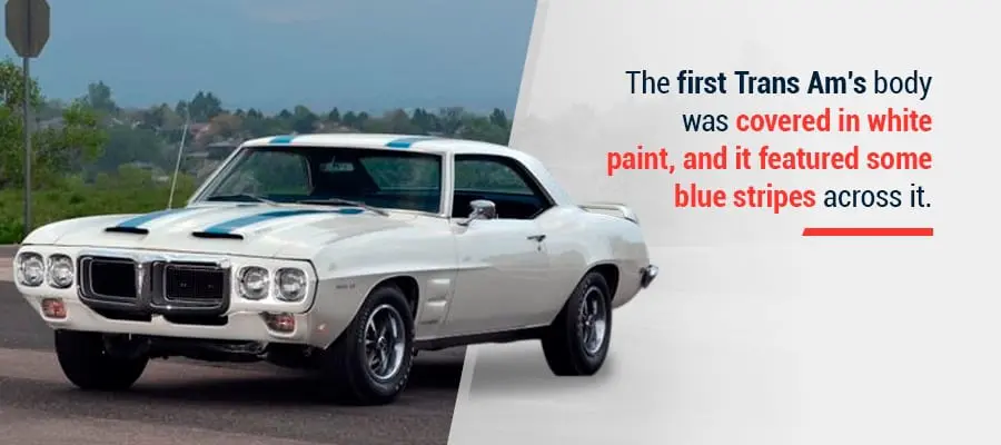 The First Trans Am Colors