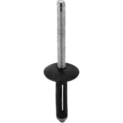 1/4" Aluminum Rivet Leg Retaining Black-WF55200-P