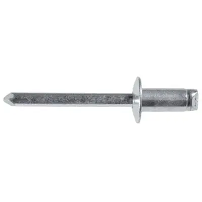 1/4" Steel Rivet 1/2" Flange Grip to 1/8" - PK 25-WF50284