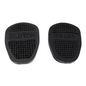 1916-1936 Reo Flying Cloud Clutch and Brake Pedal Pads Lettered "CLUTCH" and "BRAKE"-MMPCB38