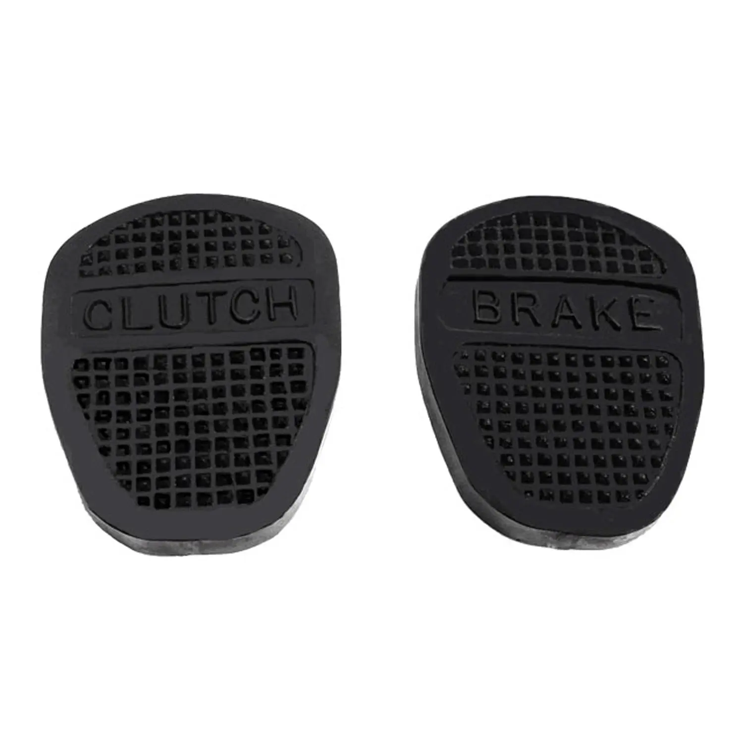 1916-1936 Reo Flying Cloud Clutch and Brake Pedal Pads Lettered "CLUTCH" and "BRAKE"-MMPCB38