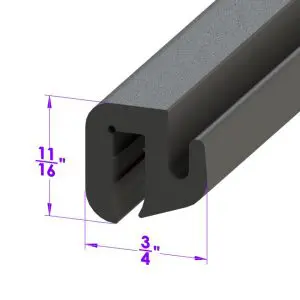 1936-1941 Chrysler|DeSoto|Dodge|Plymouth Airflow|Airstream Windshield and Rear Window Seal