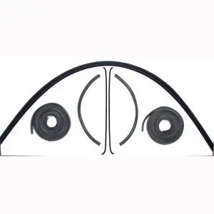 1947-1950 Chevrolet|GMC C/K Pickup Truck Door Weatherstrip Seal 8 PC Kit - Driver and Passenger-DK111047