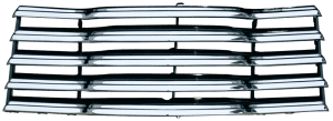 1947-1953 Chevy Pickup Grille (Chrome/Painted Black)-DYNM1137A