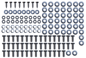 1947-1955 Chevy-GMC 1st Series Pickup Stainless Steel Front Fender Bolt Kit-0846-198