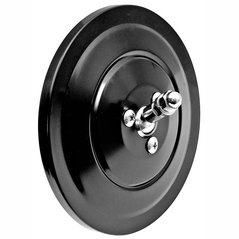 1950-1972 Chevy Pickup Truck Mirror Exterior Round Black