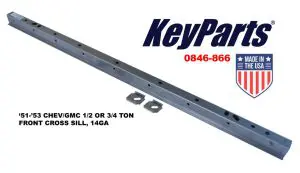 1951-1953 Chevrolet|GMC Pickup Truck Front Cross Sill