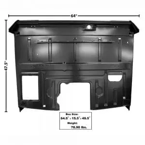 1953-1955 Ford Pickup Truck Floor Panel Complete Assembly