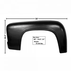 1953-1956 Ford Pickup Truck Fender Driver Side (LH)