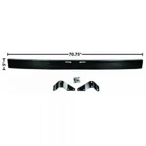 1953-1956 Ford Pickup Truck Front Bumper Painted with Brackets