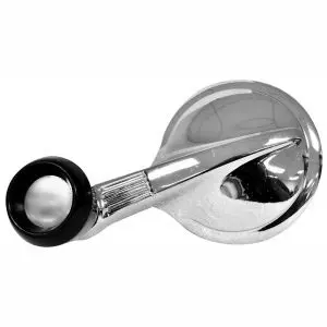 1953-1964 Chevrolet 150| 210| Bel Air| Nomad| Impala Window Crank Vent Chrome Single Arm