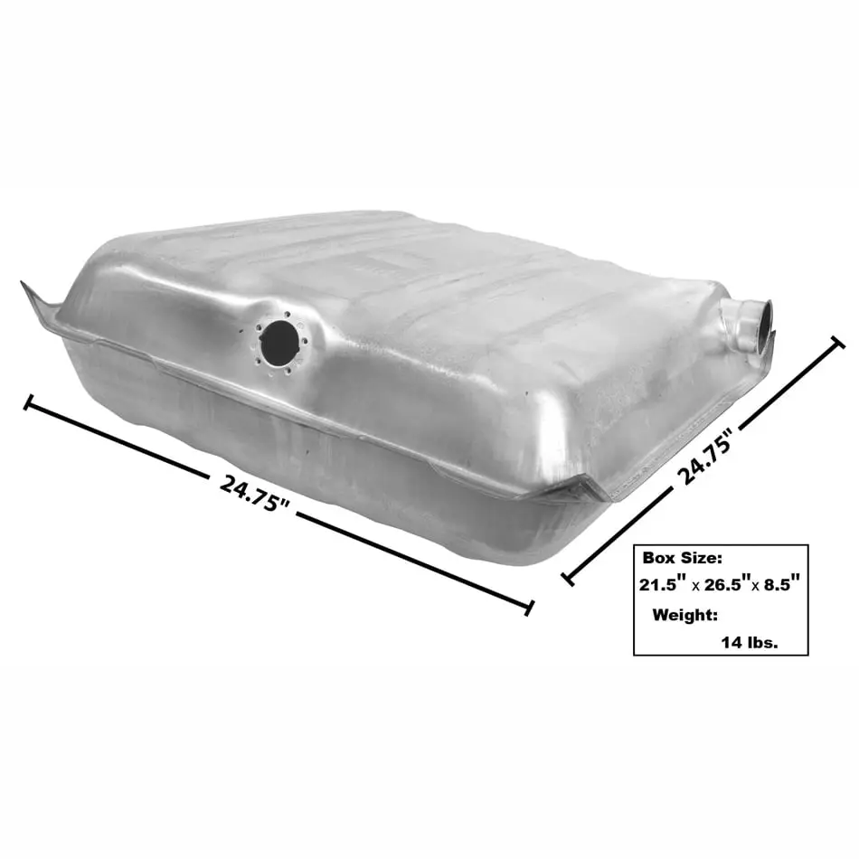 1955-1956 Chevy 150|210|Bel Air|Nomad Gas Tank Square Corner