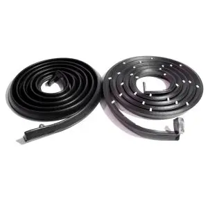 1955-1957 Chevrolet|Pontiac Car Door Molding Seal w/clips and Molded Ends