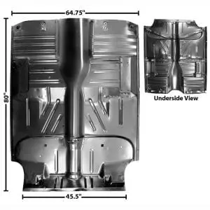 1955-1957 Chevy 150|210|Bel Air|Nomad Floor Pan Complete Sedan/Wagon