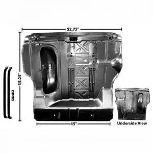 1955-1957 Chevy 150|210|Bel Air|Nomad Trunk Floor Complete