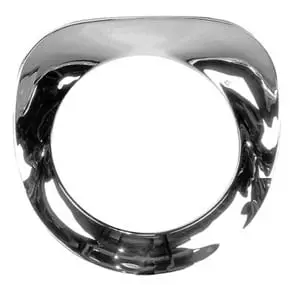 1955-1957 Chevy/GMC Pickup Head Light Bezel Set (Chrome