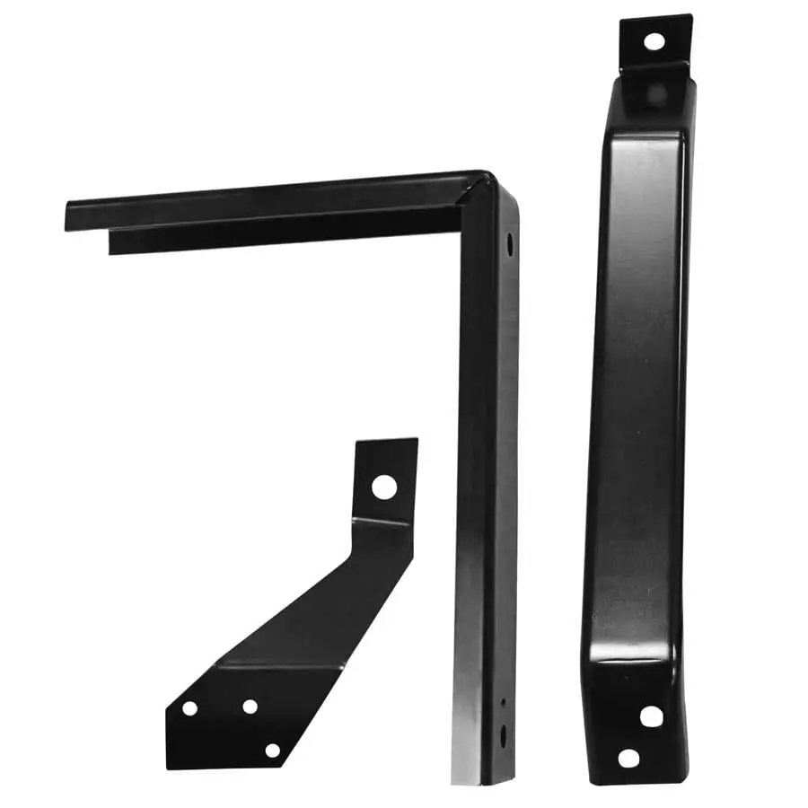 1955-1958 Chevrolet/GMC Pickup Bumper Bracket Driver Side 3Pcs Cameo