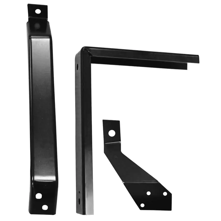 1955-1958 Chevrolet/GMC Pickup Bumper Bracket Passenger Side 3Pcs Cameo