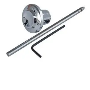 1955-1959 Chevrolet|GMC Pickup 2nd Series Chrome Headlight knob w/ Rod-0847-502