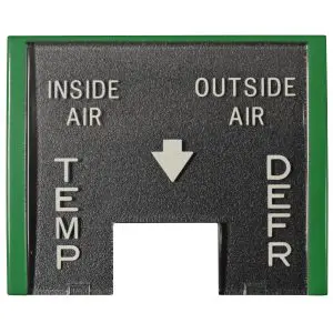 1955-1959 Chevrolet|GMC Pickup Deluxe Heater Control Lens-0847-987