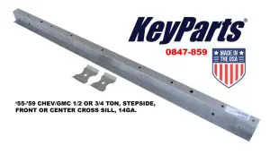 1955-1959 Chevrolet|GMC Pickup Truck Front or Center Cross Sill