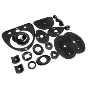 1955-1962 BMW Isetta Exterior Trim Gasket Mounting Base 20pc Kit-MMPMBK101