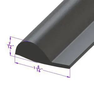 1955-1963 Mercedes-Benz 190SL Rear Center Hardtop Seal