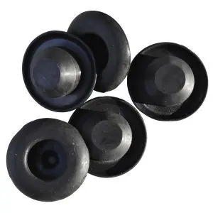 1955-1999 Jeep CJ5|CJ6|CJ7|CJ8|YJ|XJ 1 Inch Rubber Drain Plug 5 Pcs-0482-713