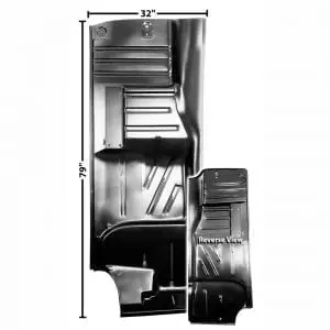 1955 Chevy 150|210|Bel Air|Nomad Floor Pan Driver Side (LH) Sedan