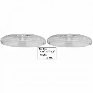 1955 Chevy 150|210|Bel Air|Nomad Park Light Lens Clear Pair