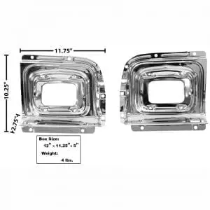 1956 Chevy 150|210|Bel Air|Nomad Park Lamp Panel Pair