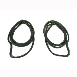 1956 Ford F-Series Pickup Truck Door Weatherstrip Seal 2 PC Kit - Driver and Passenger-DWP211056
