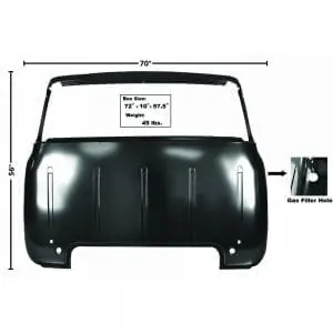 1956 Ford Pickup Truck Cab Back Panel Large Window
