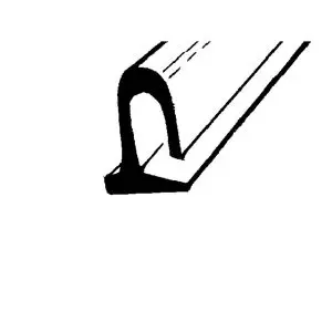 1957-1959 Plymouth Belvedere|Fury|Savoy Hardtop and Convertible Rear Roll-up Window Seals