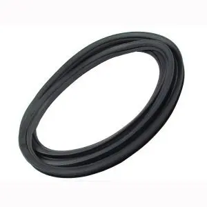 1957-1960 Ford F-Series Pickup Truck Rear Window Weatherstrip Seal With Trim Groove-WCRDB497