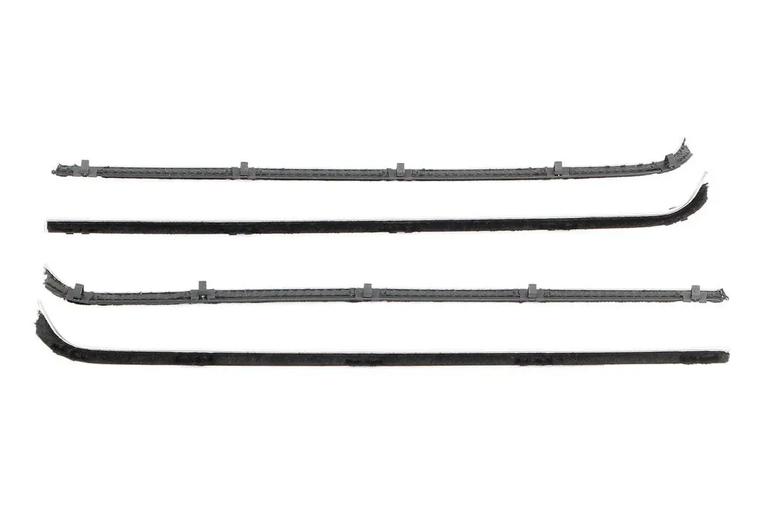 1957-1960 Ford Pickup Truck Front Door Beltline Window Felts Black