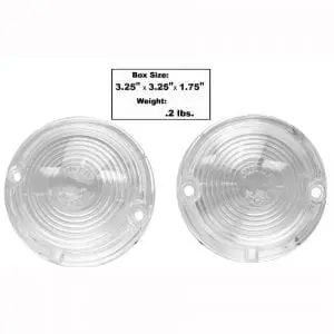 1957 Chevy 150|210|Bel Air|Nomad Park Lamp Lens Clear Pair