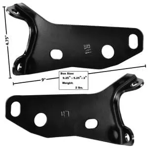1957 Chevy 150|210|Bel Air|Nomad Rear Bumper Bracket Pair