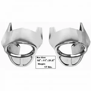 1957 Chevy 150|210|Bel Air|Nomad Rear Bumper End Pair