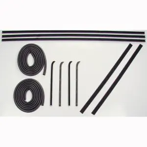 1960-1963 Chevrolet|GMC Panel|Suburban|C/K Pickup Truck Door Weatherstrip Seal 10 PC Kit - Driver and Passenger-DK111160
