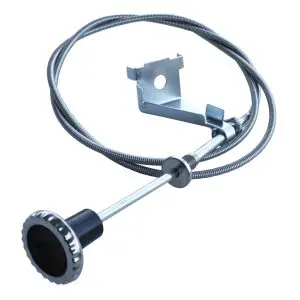 1960-1963 Chevrolet|GMC Pickup Deluxe Air Vent Cable and Knob w/Stainless Trim-0848-675