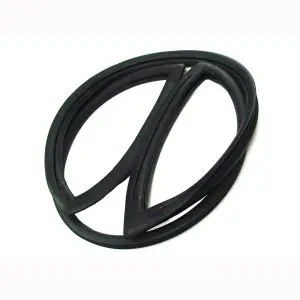 1960-1965 Ford|Mercury Falcon|Comet Wagon Quarter Window Weatherstrip Seal With Trim Groove - Passenger-WCRDQ3062