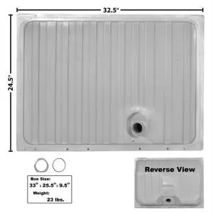 1960-1965 Mercury| Ford Comet| Falcon Gas Tank 16 Gal W/Drain Plug