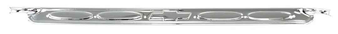 1960-1966 Chevrolet Pickup Truck Door Sill Plate Chrome Bowtie