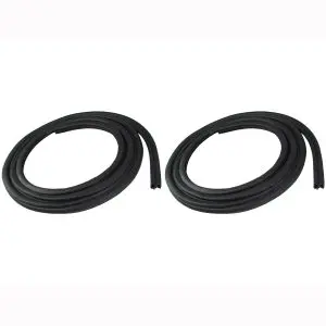 1960-1966 Chevrolet|GMC C30 Panel|Suburban|C/K Pickup Truck Door Weatherstrip Seal 2 PC Kit - Driver and Passenger-DWP111360
