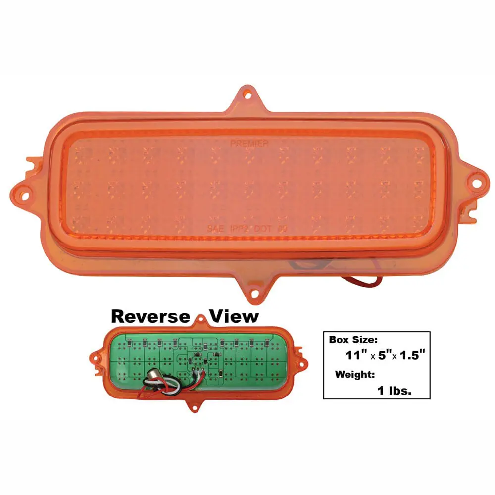 1960-1966 Chevy Pickup Truck Parking Lamp Lens LED