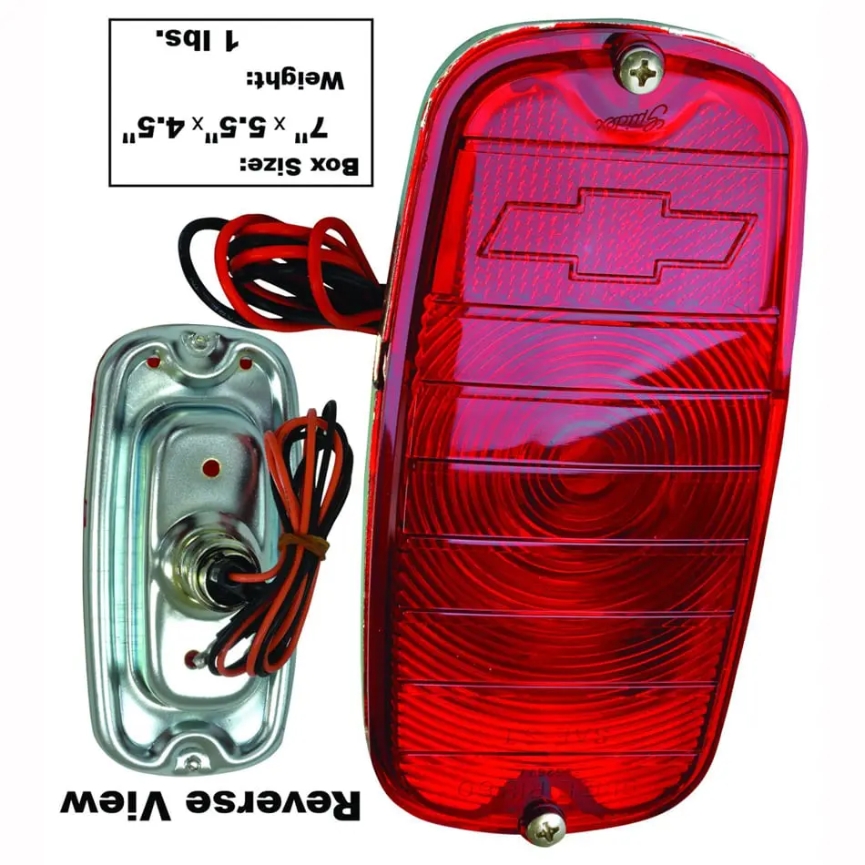 1960-1966 Chevy Pickup Truck Tail Lamp Assembly Fleetside