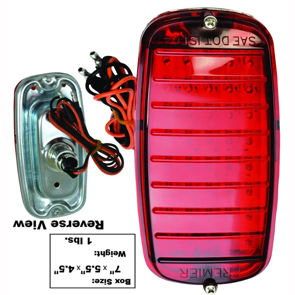 1960-1966 Chevy Pickup Truck Tail Lamp Assembly LED Fleetside